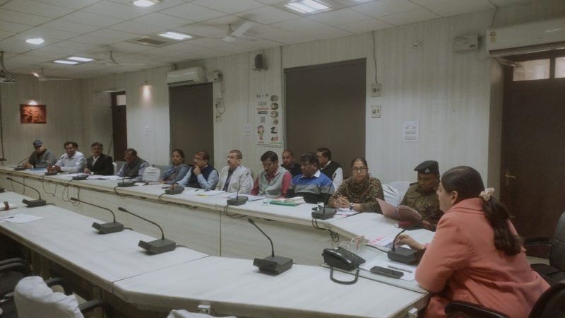 Ajmer – विभिन्न विभागों की साप्ताहिक समन्वय बैठक आयोजित