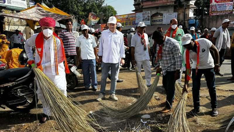 गांधी जयंती; स्वच्छता ही सेवा : केंद्रीय मंत्री भागीरथ चौधरी