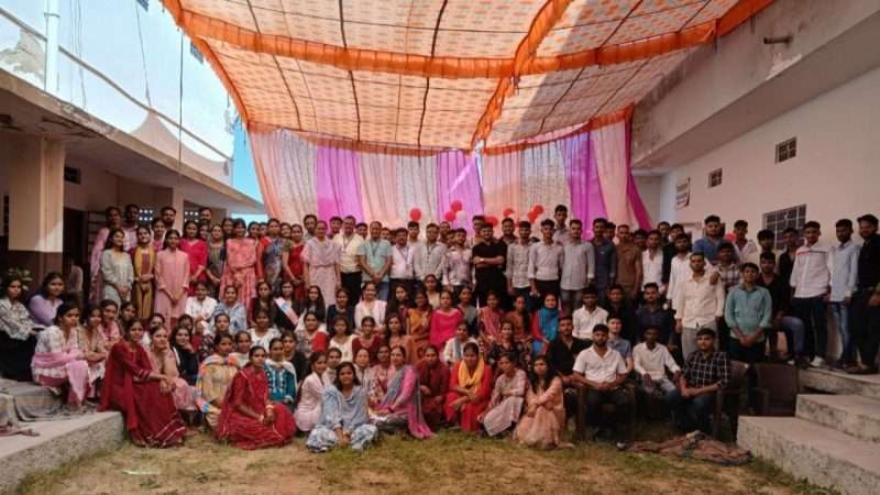 सागर काॅलेज मे फ्रेशर पार्टी आयोजित हुई