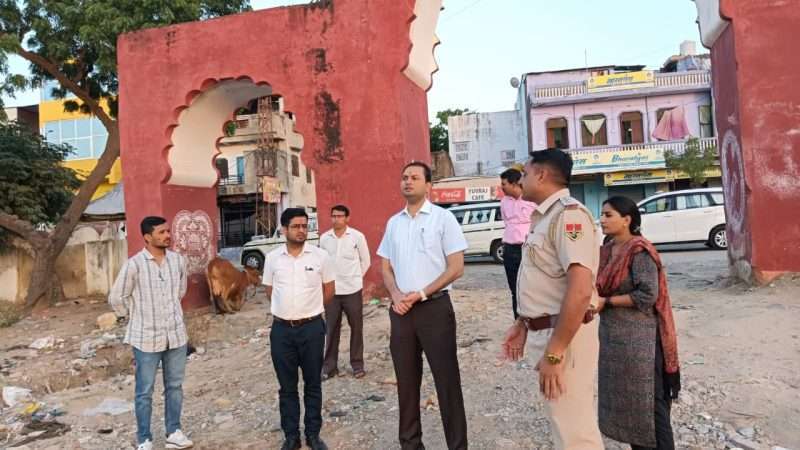 पुष्कर में उपखण्ड कार्यालय, मेला ग्राउण्ड एवं अन्नपूर्णा रसोई का निरीक्षण