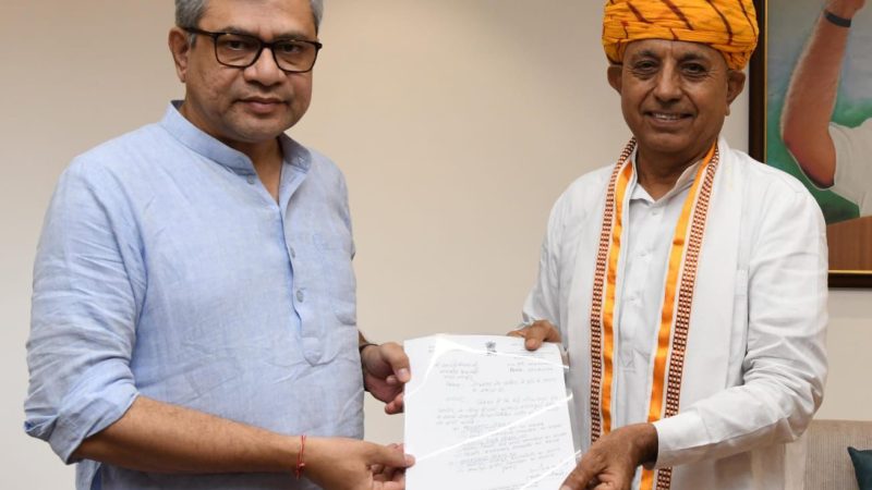 किशनगढ़ पर वंदे भारत एक्सप्रेस का ठहराव स्वीकृत, केंद्रीय मंत्री भागीरथ चौधरी के प्रयासों से मिली सफलता