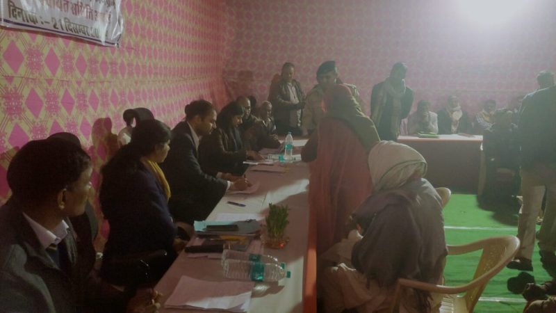अरांई में ही रात्रि विश्राम कर किया कार्यालयों का निरीक्षण