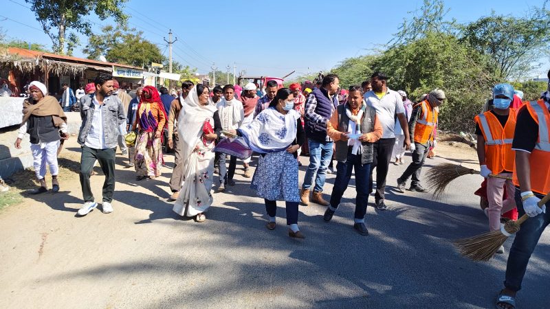 स्वच्छ भारत मिशन अभियान के तहत केकडी पंचायत समिति की खवास ग्राम पंचायत मे निकाली गयी रैली