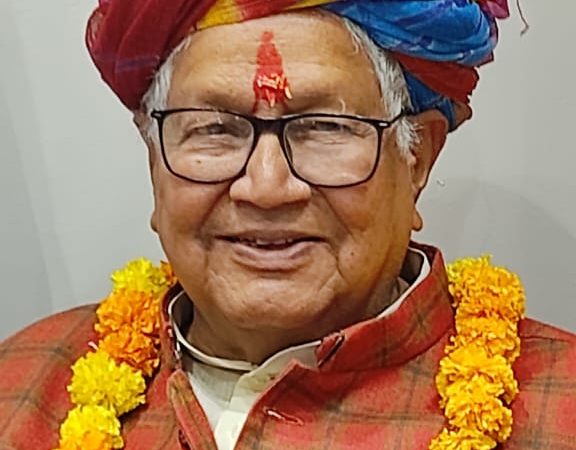 मेघवाल ने दिया संघर्ष समिति को समर्थन।