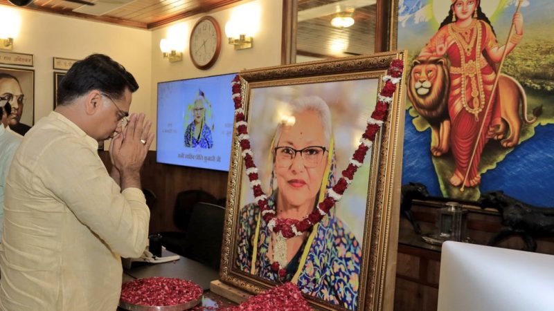 जल संसाधन मंत्री सुरेश सिंह रावत ने चिकित्सा मंत्री गजेंद्र सिंह खींवसर की धर्मपत्नी के निधन पर शोक व्यक्त किया