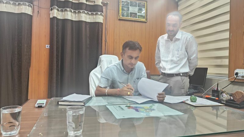 शिवदान सिंह ने एसीईओ पद पर कार्यभार ग्रहण किया