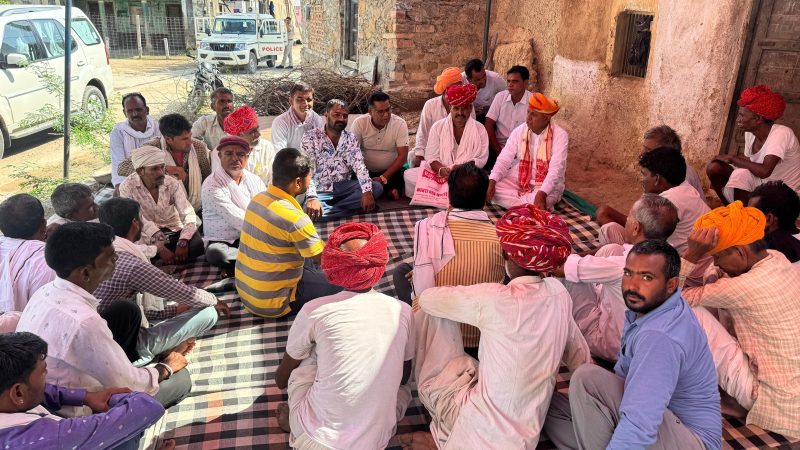 केंद्रीय राज्य मंत्री भागीरथ चौधरी का अराई दौरा – शोक संतप्त परिवारों को बंधाया ढांढस