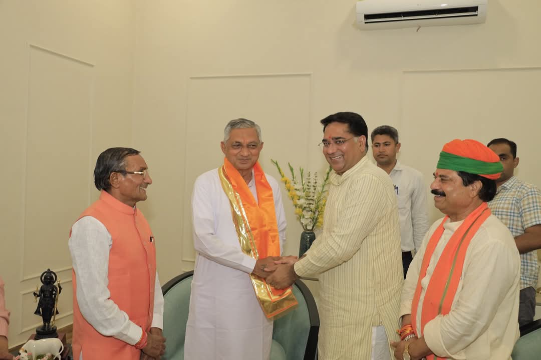 राजस्थान एवं गुजरात के जल संसाधन मंत्रियों की सौहार्दपूर्ण भेंट – जनकल्याण एवं सहकार्य की दिशा में महत्वपूर्ण संवाद