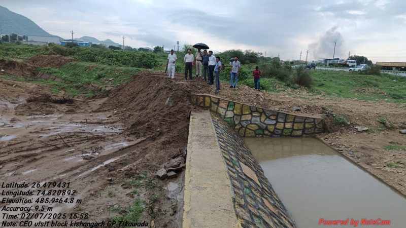 मुख्यमंत्री जल स्वावलंबन अभियान 2.0 के कार्यों का किया निरीक्षणबंजार चारागाह भूमि हुई विकसित