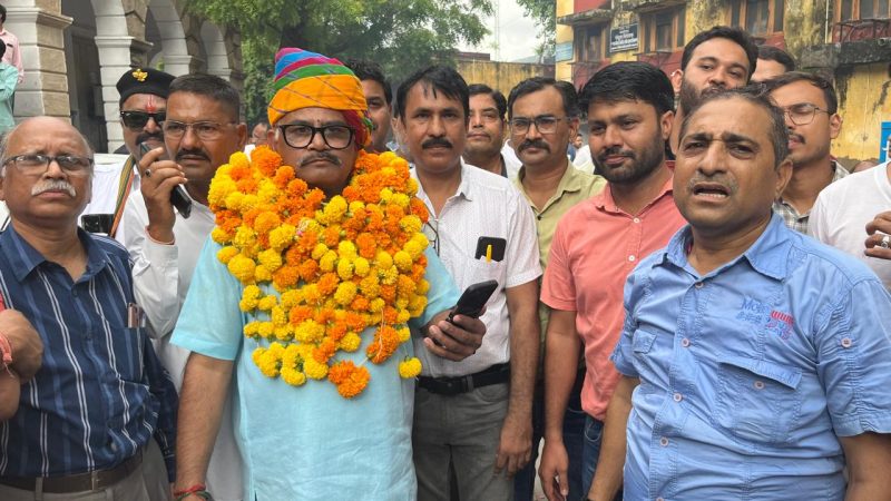 राजस्थान राजस्व मंत्रालयिक कर्मचारी संघ अजमेर के अध्यक्ष बने राजेश चौधरी