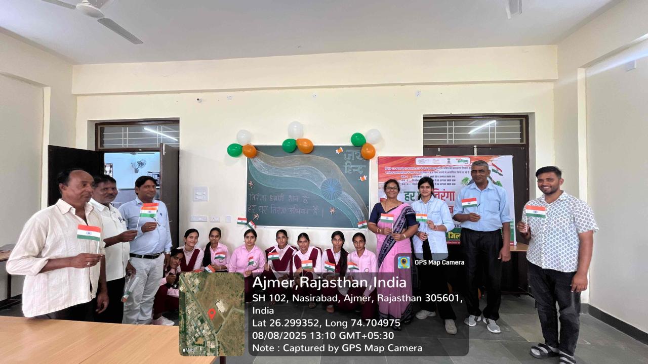 नगरपालिका क्षेत्र नसीराबाद में चल रहे ‘हर घर तिरंगा-हर घर स्वच्छता अभियान