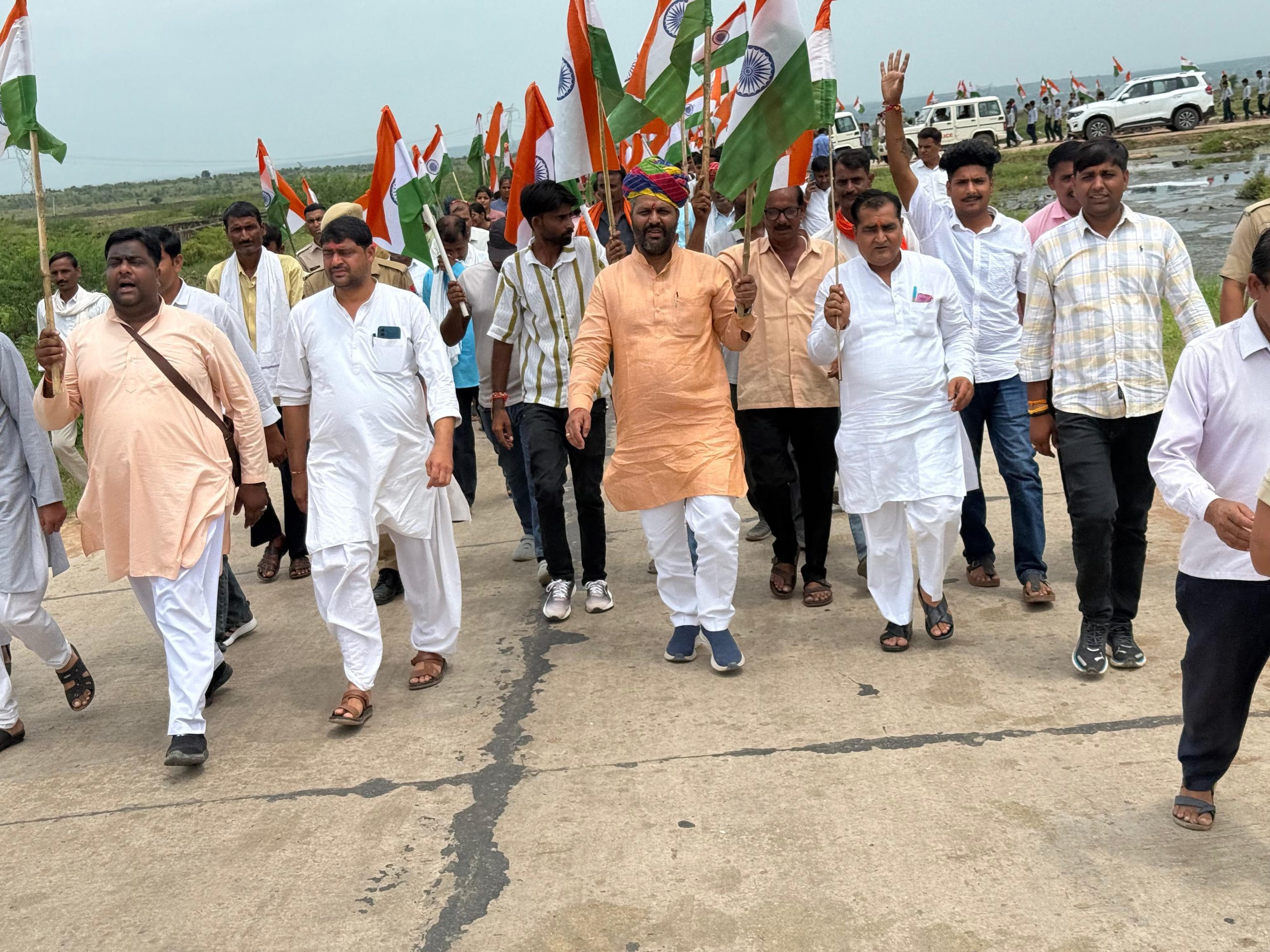 करौली के मासलपुर मंडल में भव्य तिरंगा यात्रा का आयोजन