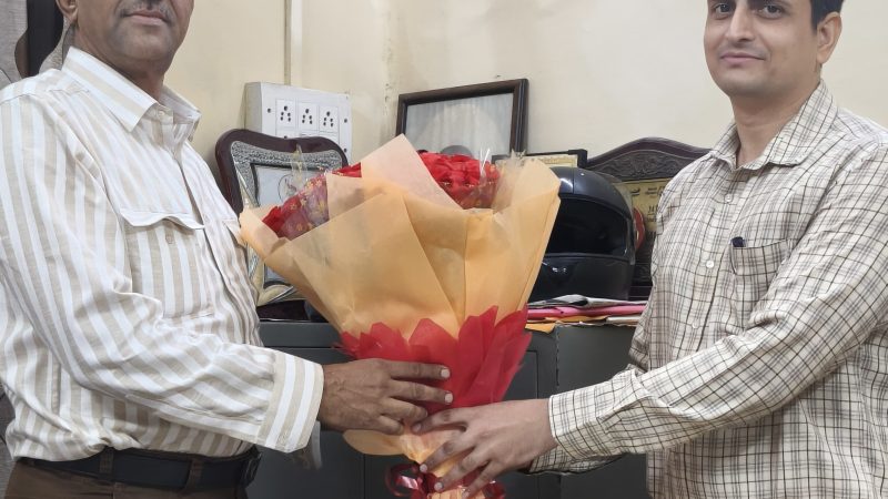 भानु प्रकाश जोशी जी को राजस्थान निजी सहायक संवर्ग महासंघ अजमेर कार्यकारिणी के जिला अध्यक्ष बनने पर हार्दिक शुभकामनाएं।।