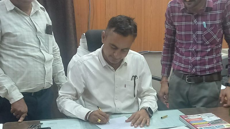 अतिरिक्त मुख्य कार्यकारी अधिकारी पद पर शिवदान सिह ने कार्यभार ग्रहण किया
