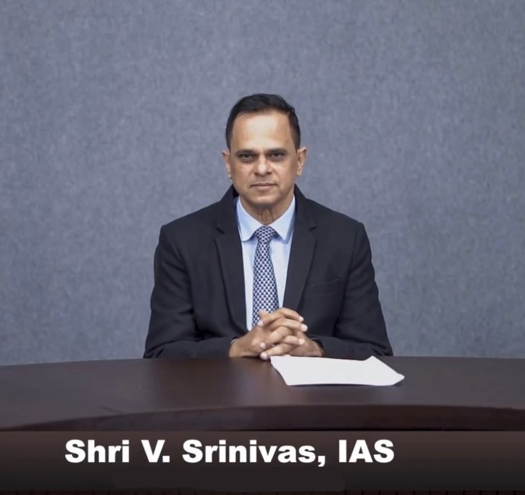 पदभार नहीं, अब ‘जिम्मेदारी’ संभालेंगे वी. श्रीनिवास: राजस्थान के नए मुख्य सचिव आज करेंगे पदग्रहण