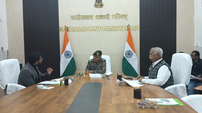 नसीराबाद छावनी परिषद वेरीड बोर्ड बैठक में विकास कार्यों व नियुक्तियों पर लगी मुहर