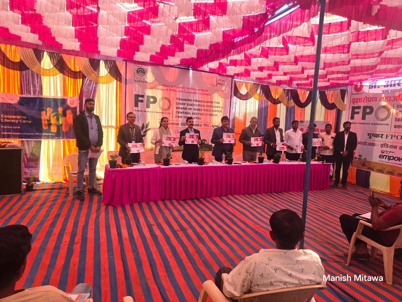 मोतीसर, पुष्कर में किसानों के लिए जैविक व प्राकृतिक खेती पर एक दिवसीय कार्यशाला आयोजित