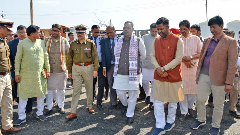 सीएम भजनलाल शर्मा ने प्रधानमंत्री दौरे की तैयारियों का लिया जायजा