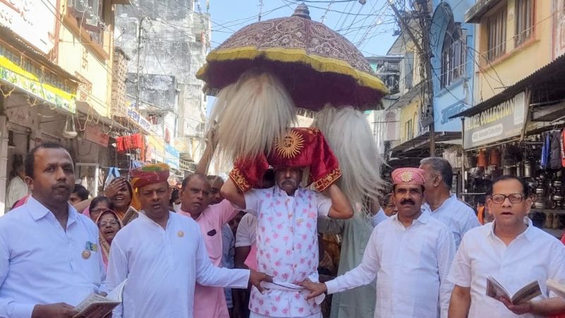 शाहपुरा में धुलंडी पर बरसता है राम नाम का रंग