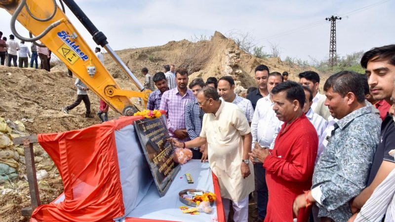 विधानसभा अध्यक्ष ने वादा निभाया, 332.72 लाख की लागत से बनेगी बोराज तालाब की पाल