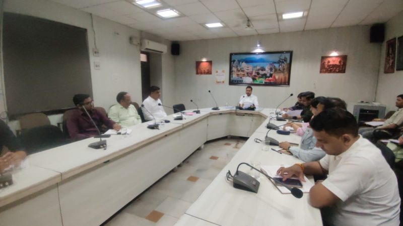 चामुंडा माता मंदिर रोपवे निर्माण को लेकर समीक्षा बैठक आयोजित