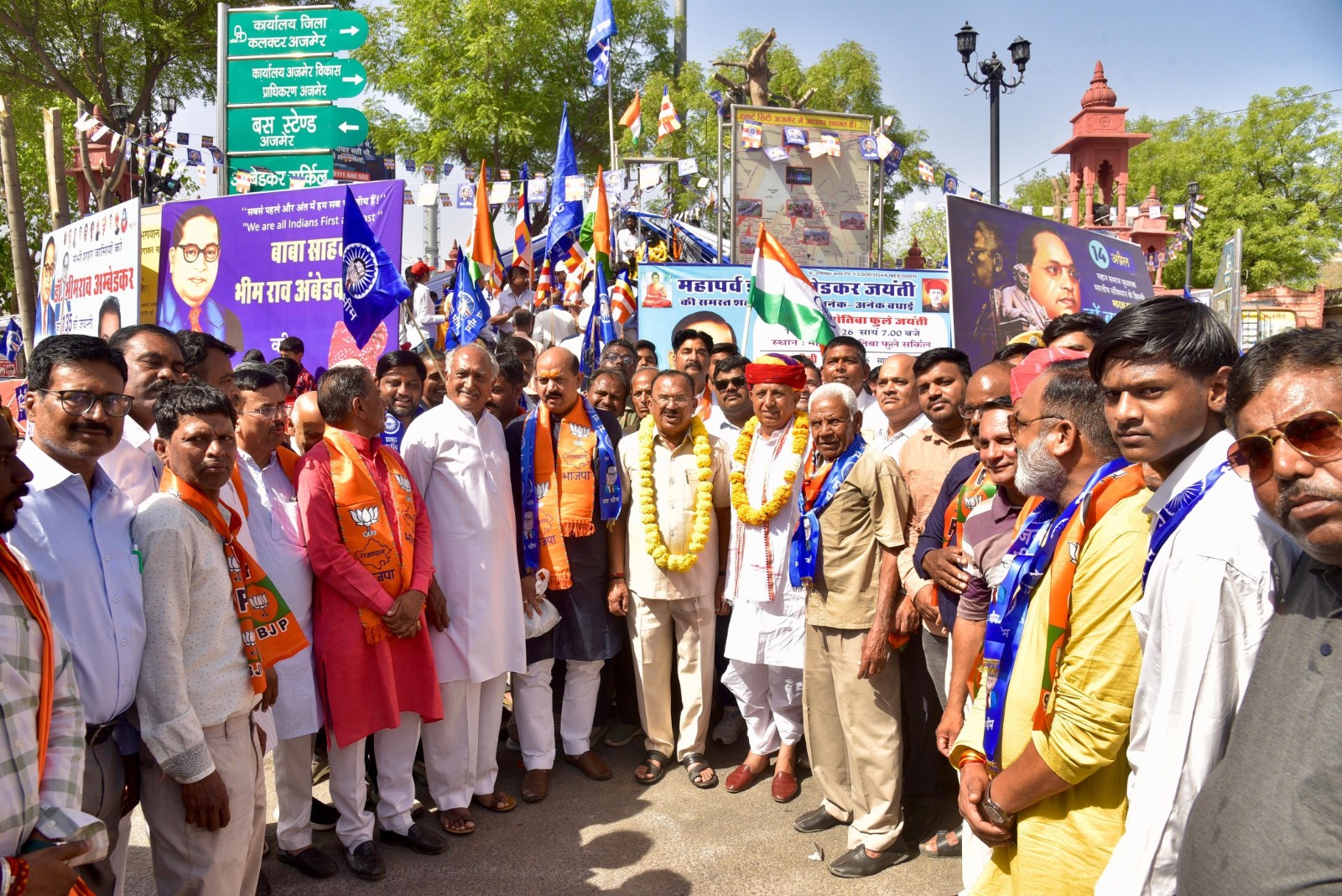राजस्थान विधानसभा अध्यक्ष वासुदेव देवनानी ने संविधान शिल्पी एवं सामाजिक न्याय के प्रणेता डॉ. भीमराव अंबेडकर की जयंती के अवसर पर अजमेर