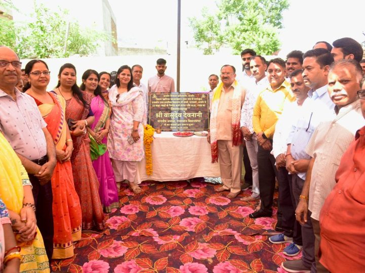 राजकीय उच्च प्राथमिक विद्यालय घी मंडी नागफणी में 45 लाख रुपये की लागत से नए कक्षा-कक्षों का शिलान्यास