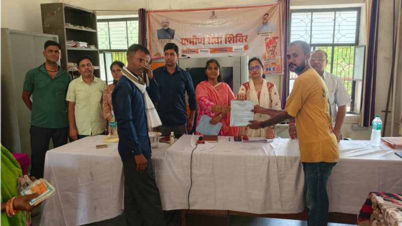 पंचायत समिति सावर की ग्राम पंचायत गिरवरपुरा में ग्रामीण सेवा शिविर-2026 का आयोजन किया गया।