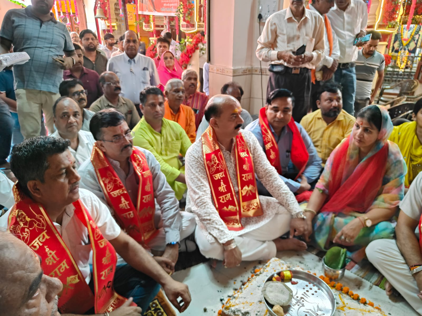 अजमेर में मोदी सरकार के 12 वर्ष पूर्ण होने पर विभिन्न मंदिरों में हुए धार्मिक आयोजन