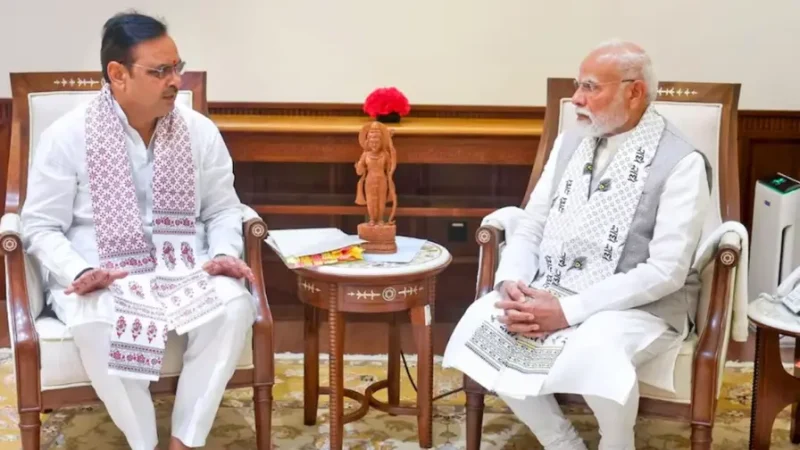 प्रधानमंत्री मोदी के 12 वर्ष पूर्ण होने पर मुख्यमंत्री भजनलाल शर्मा ने दी बधाईपीएम को लिखा पत्र, कहा- विकसित भारत की संकल्पना के शिल्पी हैं नरेंद्र मोदी