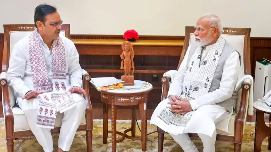 प्रधानमंत्री मोदी के 12 वर्ष पूर्ण होने पर मुख्यमंत्री भजनलाल शर्मा ने दी बधाईपीएम को लिखा पत्र, कहा- विकसित भारत की संकल्पना के शिल्पी हैं नरेंद्र मोदी