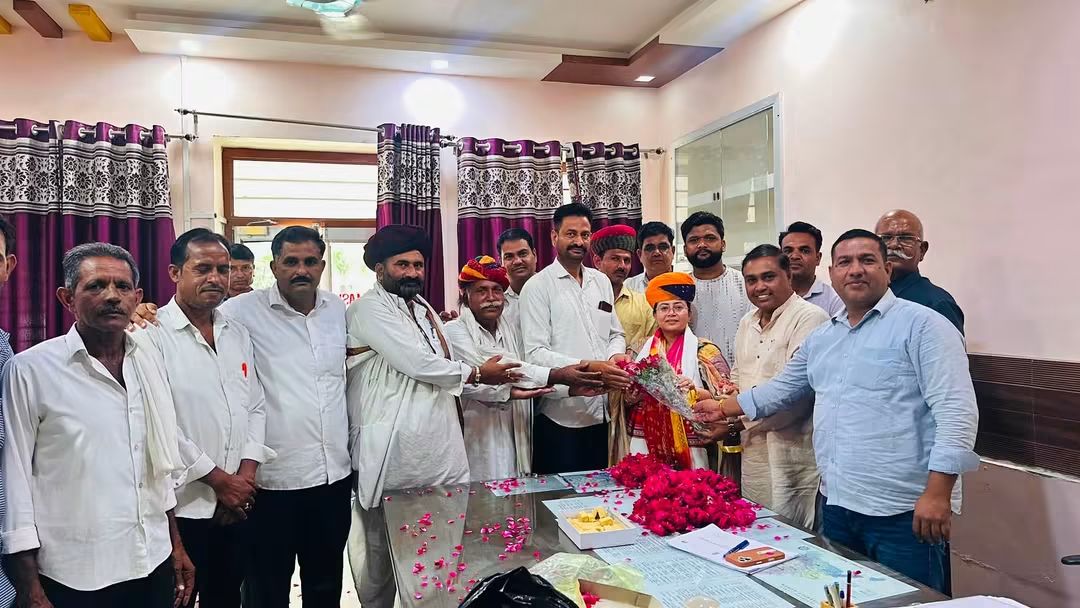 पीसांगन की नई विकास अधिकारी साजिया तब्बुसूम का जनप्रतिनिधियों ने किया अभिनंदन