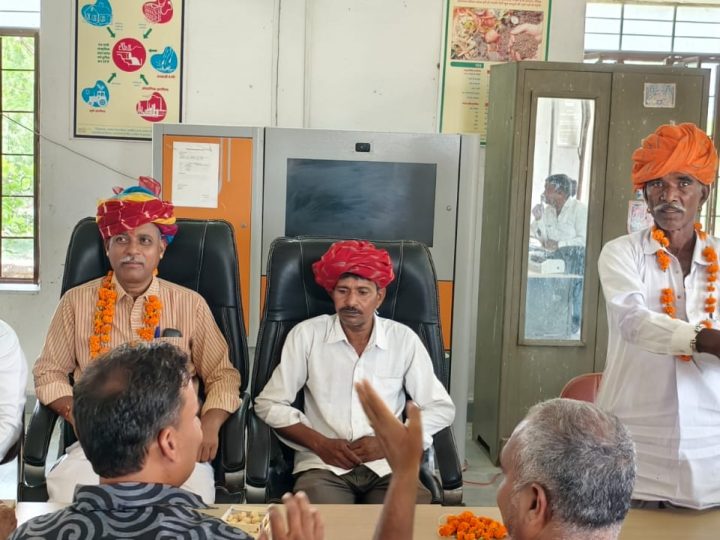 देवलियाकला ग्राम पंचायत में जगदीश प्रसाद रैगर ने प्रशासक का पदभार संभाला