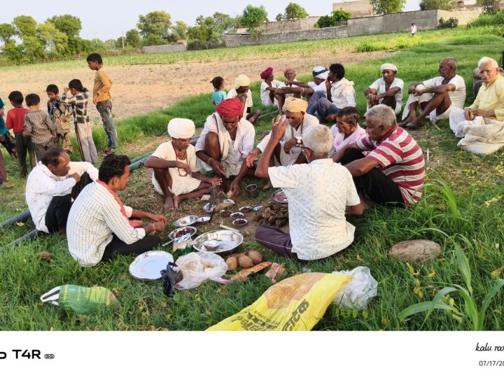 ग्राम पंचायतपिपलाज में अच्छी बारिश की कामना को लेकर ग्रामवासियों ने की इंद्र देव की पूजा-अर्चना