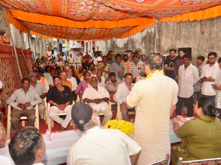 विधानसभा अध्यक्ष देवनानी ने वार्ड 16 में सामुदायिक भवन निर्माण कार्य का किया शुभारंभ
