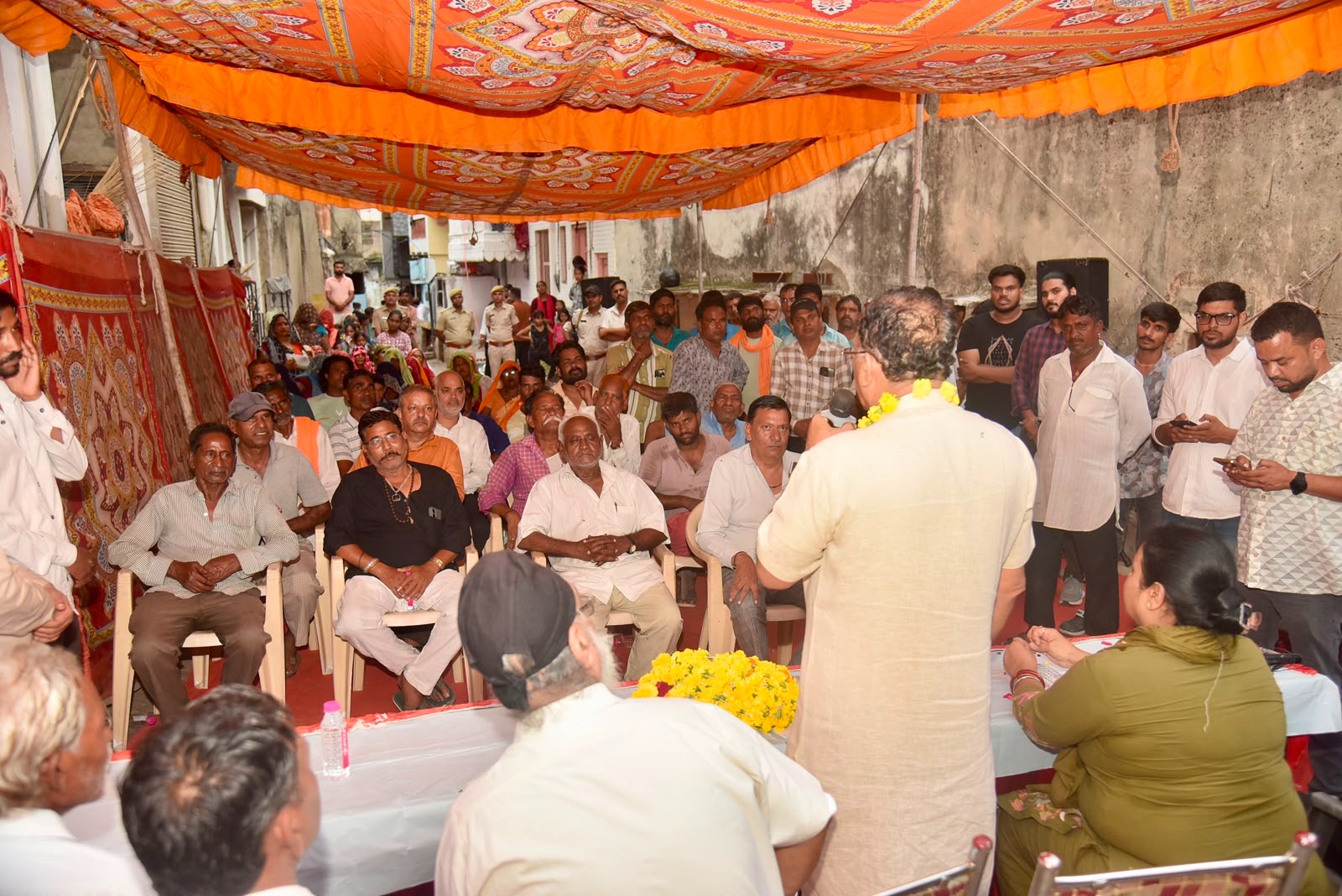 विधानसभा अध्यक्ष देवनानी ने वार्ड 16 में सामुदायिक भवन निर्माण कार्य का किया शुभारंभ