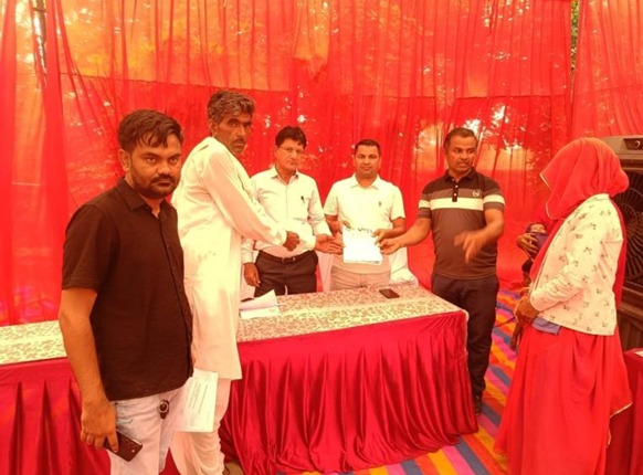 प्राम पंचायत कासीर के किसानों के लिए बड़ी राहत लेकर आया। वर्षों से लंबित खातेदारी भूमि के आपसी सहमति बंटवारे का प्रकरण