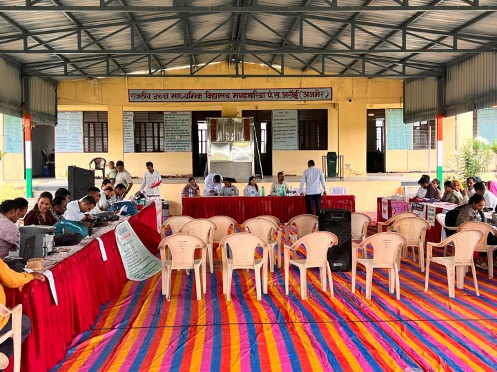 अराई पंचायत समिति की ग्राम पंचायत मण्डावरीया के ग्रामीणों ने, ग्रामीण सेवा शिविर का किया बहिष्कार