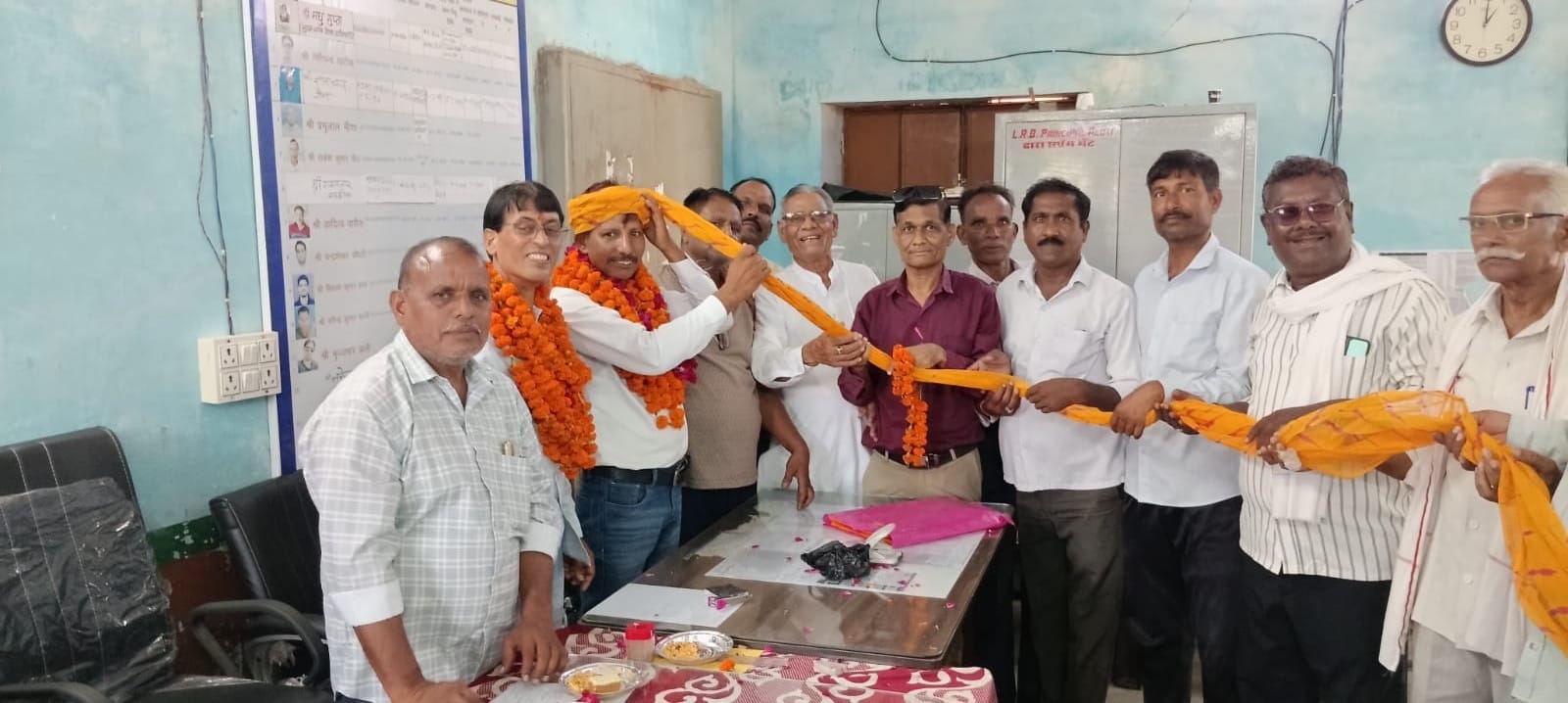 नवनियुक्त एसीबीईओ गणपतलाल मीणा का संघर्ष समिति ने किया सम्मान