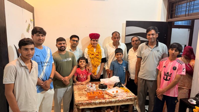एमबीबीएस में चयनित होकर मोनिका चौधरी ने बढ़ाया परिवार व गांव का गौरव