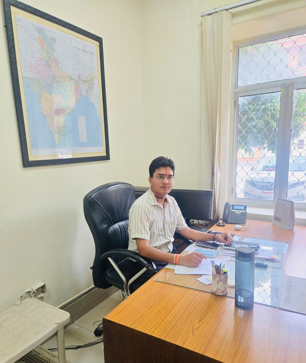 अभिषेक शर्मा ने सहायक आयुक्त पंचायती राज विभाग- जयपुर मे पदभार ग्रहण किया