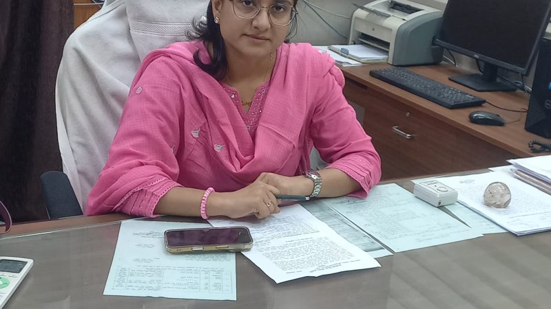 दिशी शर्मा ने अतिरिक्त मुख्य कार्यकारी अधिकारी का पदभार किया ग्रहण