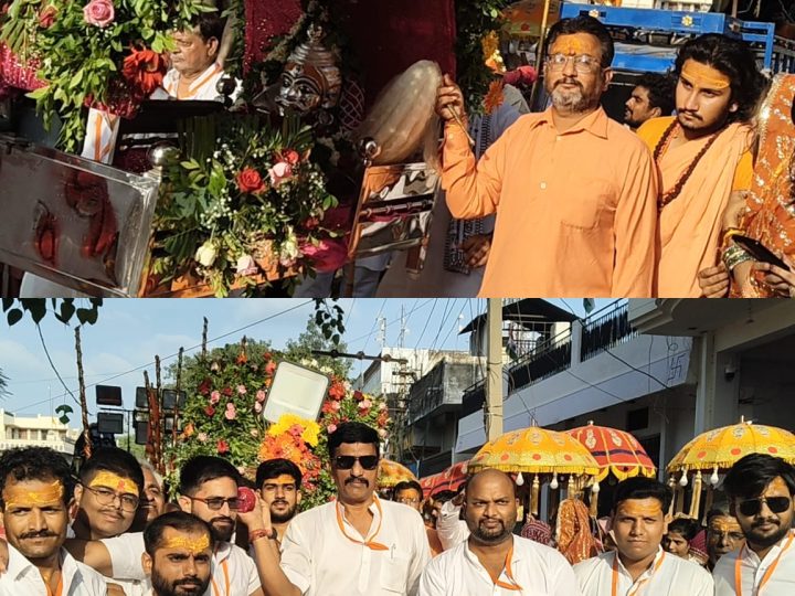 आस्था से सराबोर नसीराबाद, श्री जागेश्वर महादेव की भव्य शोभायात्रा ने मोहा मन