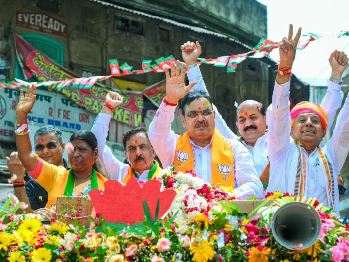 मुख्यमंत्री के रोड शो में उमड़ा जनसैलाब, अजमेर में ट्रिपल इंजन सरकार का आह्वान