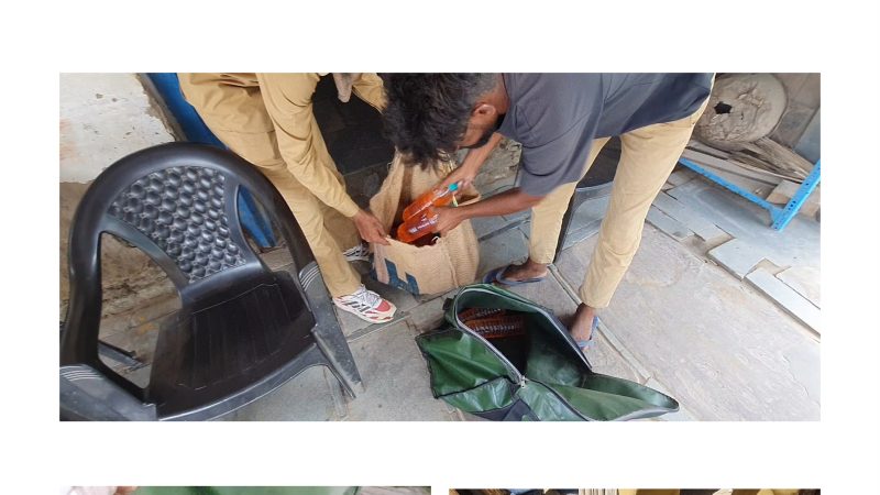 नसीराबाद में खुले रूप से बोतलों में पेट्रोल भरकर बेचने की सूचना पर छावनी परिषद नसीराबाद ने बुधवार को कार्रवाई करते हुए दो स्थानों पर छापेमारी की। कार्रवाई के दौरान कुल 34 लीटर पेट्रोल जब्त किया गया।