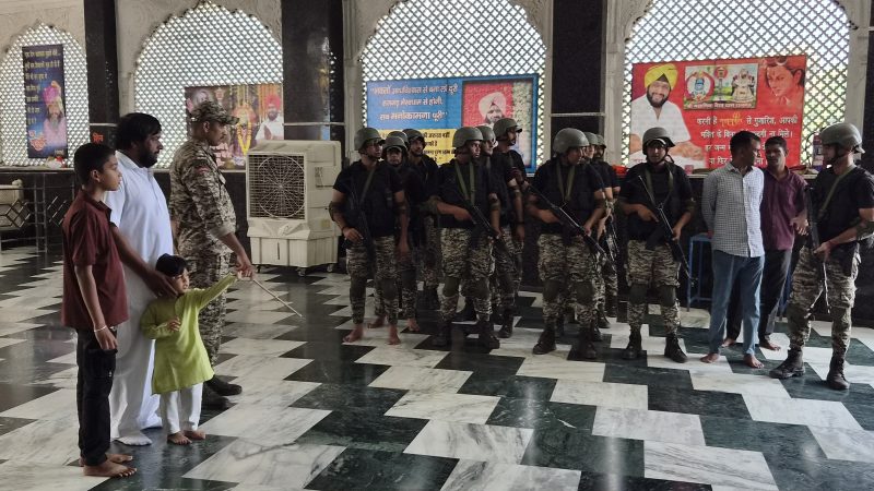 राजगढ़ भैरव धाम में ATS की मॉक ड्रिल, श्रद्धालुओं की सुरक्षा व्यवस्था का लिया जायजा