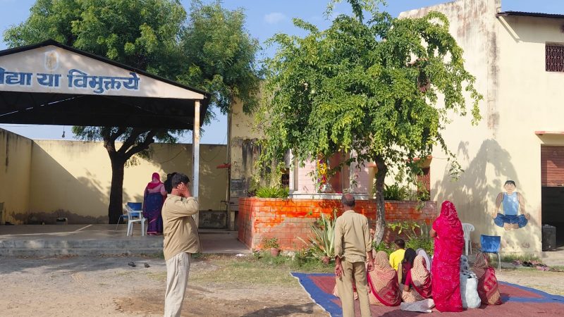चंद्रनाथ आदर्श विद्या मंदिर में घृणित हरकत से रोष, बालाजी मंदिर की मूर्ति को किया दूषित