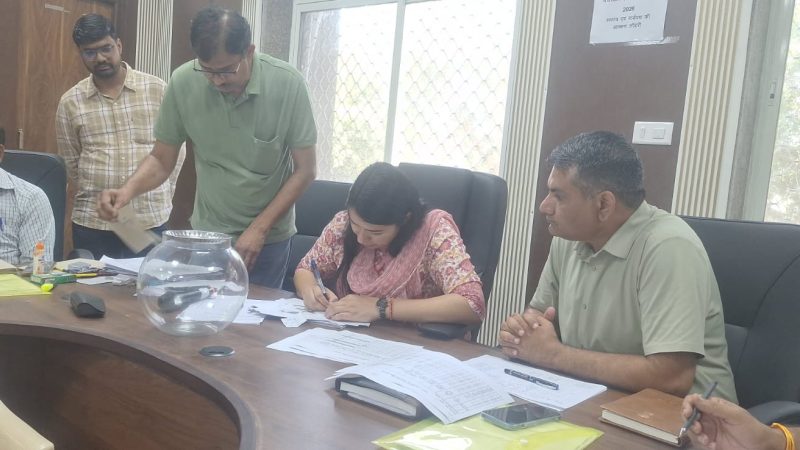 अजमेर जिले की नव गठित पंचायत समिति बडल्या पंचायत समिति की 25 ग्राम पंचायतो की आरक्षण की लाटरी निकली