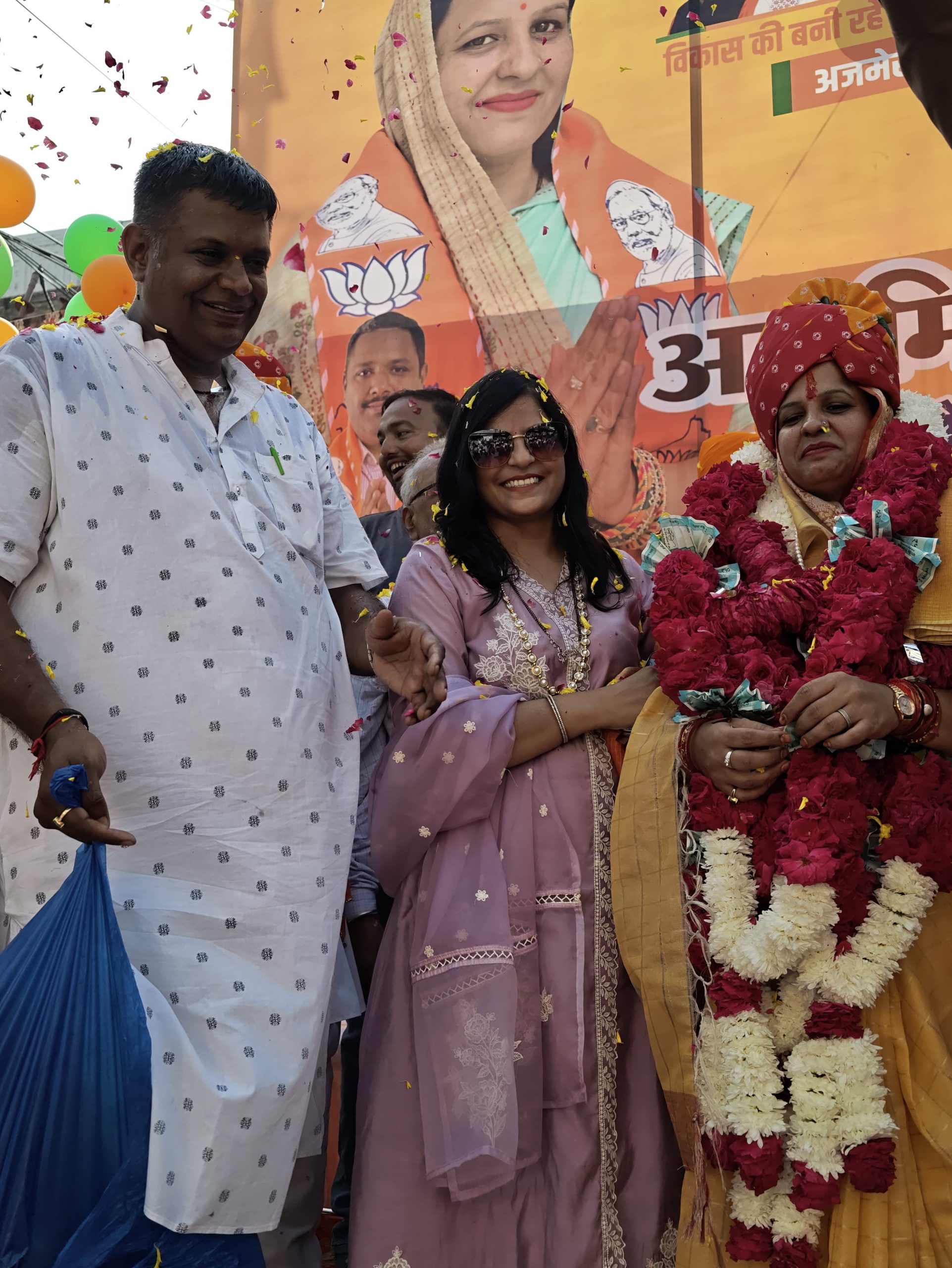 नया बाजार चोपड़ में महापौर अनामिका शर्मा का भव्य अभिनंदन