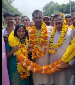 बिजयनगर में खिला कमल, ममता अमित मोदी बनीं नगर पालिका अध्यक्ष